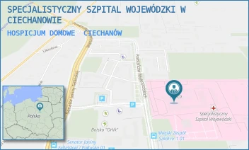 HOSPICJUM DOMOWE - SPECJALISTYCZNY SZPITAL WOJEWÓDZKI W CIECHANOWIE - POWST. WIELKOPOLSKICH 2,  CIECHANÓW