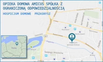 HOSPICJUM DOMOWE - OPIEKA DOMOWA AMICUS SPÓŁKA Z OGRANICZONĄ ODPOWIEDZIALNOŚCIĄ - ŚWIERCZEWO 22,  PRZASNYSZ
