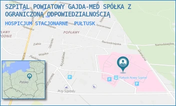 HOSPICJUM STACJONARNE - SZPITAL POWIATOWY GAJDA-MED SPÓŁKA Z OGRANICZONĄ ODPOWIEDZIALNOŚCIĄ - TEOFILA KWIATKOWSKIEGO 19, PUŁTUSK