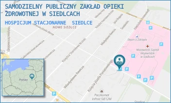HOSPICJUM STACJONARNE - SAMODZIELNY PUBLICZNY ZAKŁAD OPIEKI ZDROWOTNEJ W SIEDLCACH - BEMA 22,  SIEDLCE