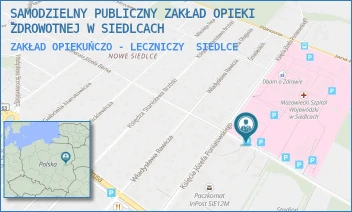 ZAKŁAD OPIEKUŃCZO - LECZNICZY - SAMODZIELNY PUBLICZNY ZAKŁAD OPIEKI ZDROWOTNEJ W SIEDLCACH - BEMA 22,  SIEDLCE