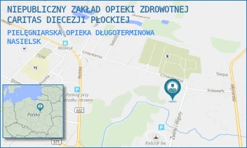 PIELĘGNIARSKA OPIEKA DŁUGOTERMINOWA - NIEPUBLICZNY ZAKŁAD OPIEKI ZDROWOTNEJ CARITAS DIECEZJI PŁOCKIEJ W PRZASNYSZU - ŻWIRKI I WIGURY 5,  NASIELSK