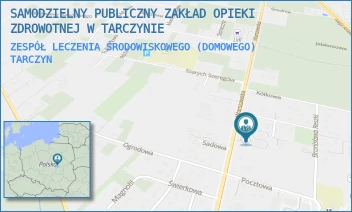 ZESPÓŁ LECZENIA ŚRODOWISKOWEGO (DOMOWEGO) - SAMODZIELNY PUBLICZNY ZAKŁAD OPIEKI ZDROWOTNEJ W TARCZYNIE - WARSZAWSKA 42,  TARCZYN