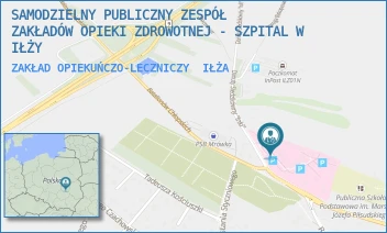 ZAKŁAD OPIEKUŃCZO-LECZNICZY - SAMODZIELNY PUBLICZNY ZESPÓŁ ZAKŁADÓW OPIEKI ZDROWOTNEJ - SZPITAL W IŁŻY - DANUTY SIEDZIKÓWNY "INKI" 4,  IŁŻA