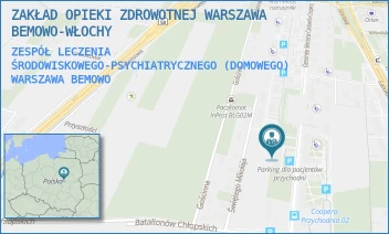 ZESPÓŁ LECZENIA ŚRODOWISKOWEGO-PSYCHIATRYCZNEGO (DOMOWEGO) - ZAKŁAD OPIEKI ZDROWOTNEJ WARSZAWA BEMOWO-WŁOCHY - GEN. MERIANA C. COOPERA 5,  WARSZAWA BEMOWO