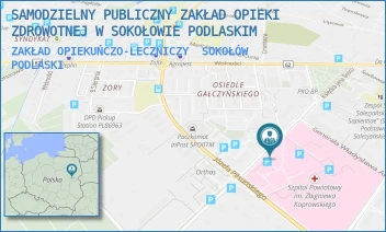 ZAKŁAD OPIEKUŃCZO-LECZNICZY - SAMODZIELNY PUBLICZNY ZAKŁAD OPIEKI ZDROWOTNEJ W SOKOŁOWIE PODLASKIM - KSIĘDZA JANA BOSKO 5,  SOKOŁÓW PODLASKI