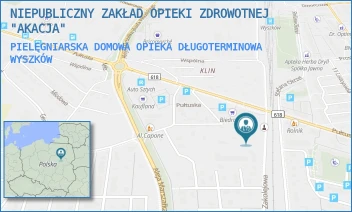 PIELĘGNIARSKA DOMOWA OPIEKA DŁUGOTERMINOWA - NIEPUBLICZNY ZAKŁAD OPIEKI ZDROWOTNEJ "AKACJA" - ZAKOLEJOWA 19C,  WYSZKÓW