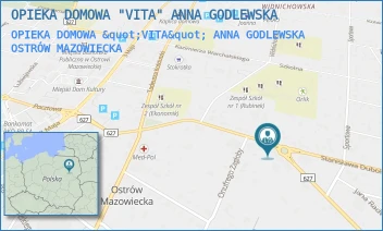 OPIEKA DOMOWA "VITA" ANNA GODLEWSKA - OPIEKA DOMOWA "VITA" ANNA GODLEWSKA - DUBOISA 26A,  OSTRÓW MAZOWIECKA