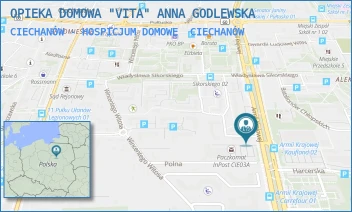 CIECHANÓW - HOSPICJUM DOMOWE - OPIEKA DOMOWA "VITA" ANNA GODLEWSKA - ARMII KRAJOWEJ 18A,  CIECHANÓW