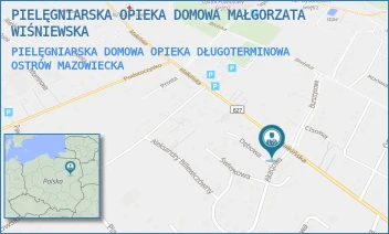 PIELĘGNIARSKA DOMOWA OPIEKA DŁUGOTERMINOWA - PIELĘGNIARSKA OPIEKA DOMOWA MAŁGORZATA WIŚNIEWSKA - MAŁKIŃSKA 108,  OSTRÓW MAZOWIECKA