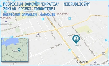 HOSPICJUM GARWOLIN - HOSPICJUM DOMOWE "EMPATIA"  NIEPUBLICZNY ZAKŁAD OPIEKI ZDROWOTNEJ - KUŚNIERSKA 2,  GARWOLIN
