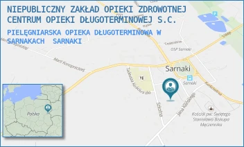 PIELĘGNIARSKA OPIEKA DŁUGOTERMINOWA W SARNAKACH - NIEPUBLICZNY ZAKŁAD OPIEKI ZDROWOTNEJ CENTRUM OPIEKI DŁUGOTERMINOWEJ S.C. - KILIŃSKIEGO 4B, SARNAKI