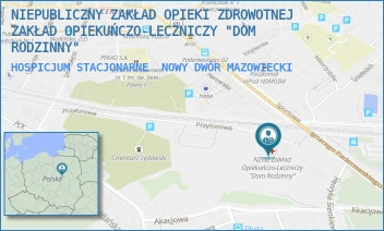 HOSPICJUM STACJONARNE - NIEPUBLICZNY ZAKŁAD OPIEKI ZDROWOTNEJ ZAKŁAD OPIEKUŃCZO-LECZNICZY "DOM RODZINNY" - PRZYTOROWA 1,  NOWY DWÓR MAZOWIECKI