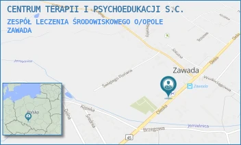 ZESPÓŁ LECZENIA ŚRODOWISKOWEGO O/OPOLE - CENTRUM TERAPII I PSYCHOEDUKACJI SPÓŁKA Z OGRANICZONĄ ODPOWIEDZIALNOŚCIĄ - UL. OLESKA 35,  ZAWADA