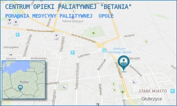PORADNIA MEDYCYNY PALIATYWNEJ - CENTRUM OPIEKI PALIATYWNEJ "BETANIA" - UL. PL. KOSCIELNY 2 2,  OPOLE