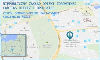 ZESPÓŁ DOMOWEJ OPIEKI PALIATYWNEJ - NIEPUBLICZNY ZAKŁAD OPIEKI ZDROWOTNEJ CARITAS DIECEZJI OPOLSKIEJ - UL. BOLESŁAWA KRZYWOUSTEGO 2, KĘDZIERZYN-KOŹLE