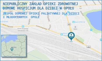 ZESPÓŁ DOMOWEJ OPIEKI PALIATYWNEJ DLA DZIECI I MŁODOCIANYCH - "DOMOWE HOSPICJUM DLA DZIECI" W OPOLU - UL. ARMII KRAJOWEJ 11-13 A,  OPOLE