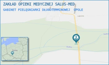 GABINET PIELĘGNIARKI DŁUGOTERMINOWEJ - ZAKŁAD OPIEKI MEDYCZNEJ SALUS-MED - UL. PLEBISCYTOWA 3/1,  OPOLE