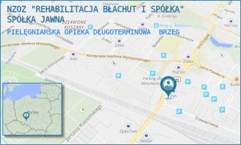 PIELĘGNIARSKA OPIEKA DŁUGOTERMINOWA - NZOZ "REHABILITACJA BŁACHUT I SPÓŁKA" SPÓŁKA JAWNA - UL. ARMII KRAJOWEJ 25,  BRZEG