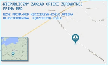 NZOZ PRIMA-MED KĘDZIERZYN-KOŹLE OPIEKA DŁUGOTERMINOWA - NIEPUBLICZNY ZAKŁAD OPIEKI ZDROWOTNEJ PRIMA-MED - UL. FRYDERYKA CHOPINA 15/1,  KĘDZIERZYN-KOŹLE