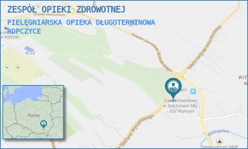 PIELĘGNIARSKA OPIEKA DŁUGOTERMINOWA - ZESPÓŁ OPIEKI ZDROWOTNEJ - UL. KSIĘDZA KARDYNAŁA STEFANA WYSZYŃSKIEGO 54,  ROPCZYCE