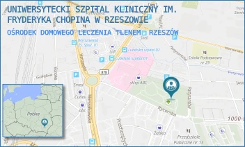 OŚRODEK DOMOWEGO LECZENIA TLENEM - UNIWERSYTECKI SZPITAL KLINICZNY IM. FRYDERYKA CHOPINA W RZESZOWIE - UL. RYCERSKA 2,  RZESZÓW