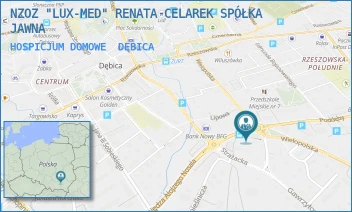 HOSPICJUM DOMOWE - NZOZ "LUX-MED" RENATA CELAREK SPÓŁKA JAWNA - UL. RZEMIEŚLNICZA 2,  DĘBICA