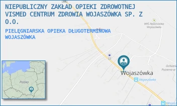 PIELĘGNIARSKA OPIEKA DŁUGOTERMINOWA - NIEPUBLICZNY ZAKŁAD OPIEKI ZDROWOTNEJ VISMED CENTRUM ZDROWIA WOJASZÓWKA SP. Z O.O. - WOJASZÓWKA 31B,  WOJASZÓWKA
