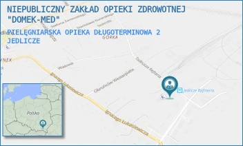 PIELĘGNIARSKA OPIEKA DŁUGOTERMINOWA 2 - NIEPUBLICZNY ZAKŁAD OPIEKI ZDROWOTNEJ "DOMEK-MED" - UL. TADEUSZA REJTANA 38B,  JEDLICZE