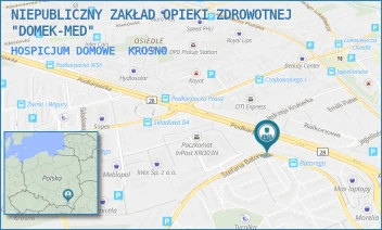 HOSPICJUM DOMOWE - NIEPUBLICZNY ZAKŁAD OPIEKI ZDROWOTNEJ "DOMEK-MED" - UL. STEFANA BATOREGO 2D,  KROSNO