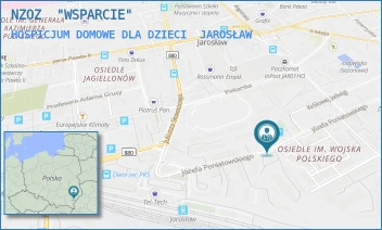 HOSPICJUM DOMOWE DLA DZIECI - NZOZ  "WSPARCIE" - UL. JÓZEFA PONIATOWSKIEGO 53/3,  JAROSŁAW