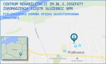 PIELĘGNIARSKA DOMOWA OPIEKA DŁUGOTERMINOWA - CENTRUM REHABILITACJI IM.BŁ.S.JOSEFATY ZGROMADZENIA SIÓSTR SŁUŻEBNIC NPM - PRAŁKOWCE 231,  PRAŁKOWCE