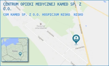 COM KAMED SP. Z O.O. HOSPICJUM NISKO - CENTRUM OPIEKI MEDYCZNEJ KAMED SP. Z O.O. - UL. SANDOMIERSKA 57,  NISKO