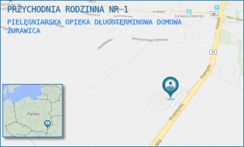 PIELĘGNIARSKA OPIEKA DŁUGOTERMINOWA DOMOWA - PRZYCHODNIA RODZINNA NR 1 - UL. PRZEMYSKA 8,  ŻURAWICA