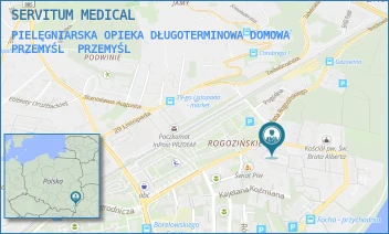 PIELĘGNIARSKA OPIEKA DŁUGOTERMINOWA DOMOWA PRZEMYŚL - SERVITUM MEDICAL - UL. STEFANA ROGOZIŃSKIEGO 30,  PRZEMYŚL