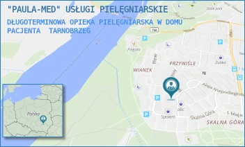 DŁUGOTERMINOWA OPIEKA PIELĘGNIARSKA W DOMU PACJENTA - "PAULA-MED" USŁUGI PIELĘGNIARSKIE - UL. ARMII KRAJOWEJ 1A,  TARNOBRZEG