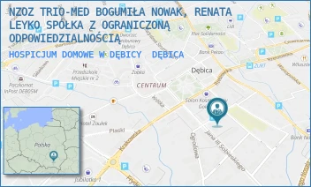 HOSPICJUM DOMOWE W DĘBICY - NZOZ TRIO-MED BOGUMIŁA NOWAK, RENATA LEYKO SPÓŁKA Z OGRANICZONĄ ODPOWIEDZIALNOŚCIĄ - UL. CZARNIECKIEGO 4,  DĘBICA