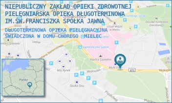 DŁUGOTERMINOWA OPIEKA PIELĘGNACYJNA ŚWIADCZONA W DOMU CHOREGO - NIEPUBLICZNY ZAKŁAD OPIEKI ZDROWOTNEJ PIELĘGNIARSKA OPIEKA DŁUGOTERMINOWA IM.ŚW.FRANCISZKA SPÓŁKA JAWNA - UL. WOLNOŚCI 27 B,  MIELEC