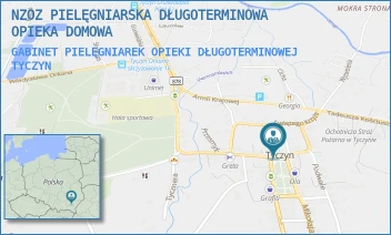 GABINET PIELĘGNIAREK OPIEKI DŁUGOTERMINOWEJ - NZOZ PIELĘGNIARSKA DŁUGOTERMINOWA OPIEKA DOMOWA - RYNEK 13,  TYCZYN