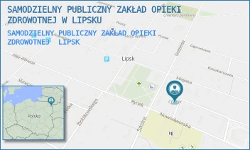 SAMODZIELNY PUBLICZNY ZAKŁAD OPIEKI ZDROWOTNEJ - SAMODZIELNY PUBLICZNY ZAKŁAD OPIEKI ZDROWOTNEJ W LIPSKU - RYNEK 7,  LIPSK