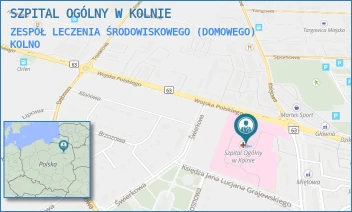 ZESPÓŁ LECZENIA ŚRODOWISKOWEGO (DOMOWEGO) - SZPITAL OGÓLNY W KOLNIE - WOJSKA POLSKIEGO 69,  KOLNO