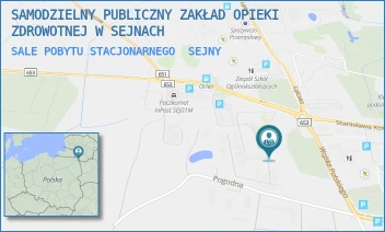 SALE POBYTU STACJONARNEGO - SAMODZIELNY PUBLICZNY ZAKŁAD OPIEKI ZDROWOTNEJ W SEJNACH - WOJSKA POLSKIEGO 60D,  SEJNY