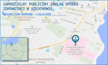 HOSPICJUM DOMOWE - SAMODZIELNY PUBLICZNY ZAKŁAD OPIEKI ZDROWOTNEJ W CZŁUCHOWIE - UL. SZCZECIŃSKA 31, CZŁUCHÓW
