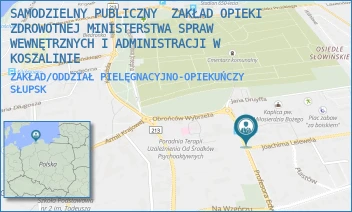 ZAKŁAD/ODDZIAŁ PIELĘGNACYJNO-OPIEKUŃCZY - SAMODZIELNY PUBLICZNY  ZAKŁAD OPIEKI ZDROWOTNEJ MINISTERSTWA SPRAW WEWNĘTRZNYCH I ADMINISTRACJI W KOSZALINIE - UL. JOACHIMA LELEWELA 58,  SŁUPSK