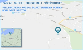 PIELĘGNIARSKA OPIEKA DŁUGOTERMINOWA DOMOWA - ZAKŁAD OPIEKI ZDROWOTNEJ "MEDPHARMA" - UL. LEŚNA 1A,  NOWA WIEŚ RZECZNA