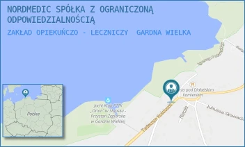 ZAKŁAD OPIEKUŃCZO - LECZNICZY - NORDMEDIC SPÓŁKA Z OGRANICZONĄ ODPOWIEDZIALNOŚCIĄ - UL. PLAC WOLNOŚCI 1, GARDNA WIELKA