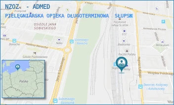 PIELĘGNIARSKA OPIEKA DŁUGOTERMINOWA - NZOZ  - ADMED - KOŁŁĄTAJA 32,  SŁUPSK