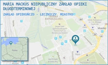 ZAKŁAD OPIEKUŃCZO - LECZNICZY - MARIA MACKUS NIEPUBLICZNY ZAKŁAD OPIEKI DŁUGOTERMINOWEJ - UL. POMORSKA 7, MIASTKO