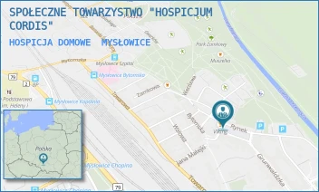 HOSPICJA DOMOWE - SPOŁECZNE TOWARZYSTWO "HOSPICJUM CORDIS" - RYNEK 8,  MYSŁOWICE