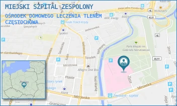 OŚRODEK DOMOWEGO LECZENIA TLENEM - MIEJSKI SZPITAL ZESPOLONY - UL. MIROWSKA 15, CZĘSTOCHOWA